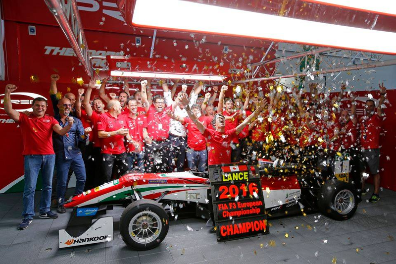 Stroll takes the F3 title. Photo credit: Thomas Suer/FIA Formula 3 European Championship